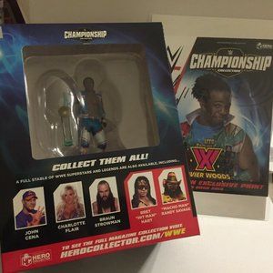 WWE Xavier Woods Convention Special Figure & Signed Print